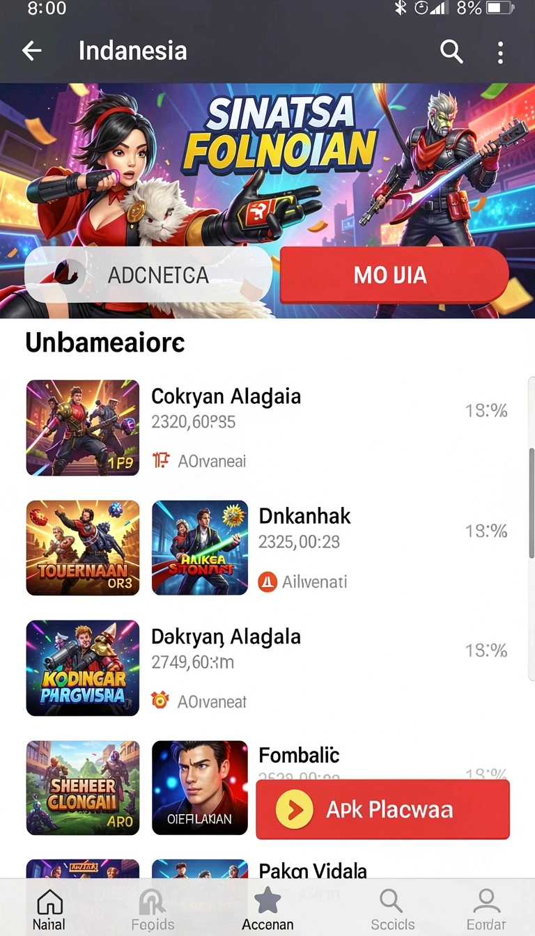 Beragam pilihan permainan menarik dalam aplikasi Aplikasi amper88 Resmi dan Terpercaya di Android.